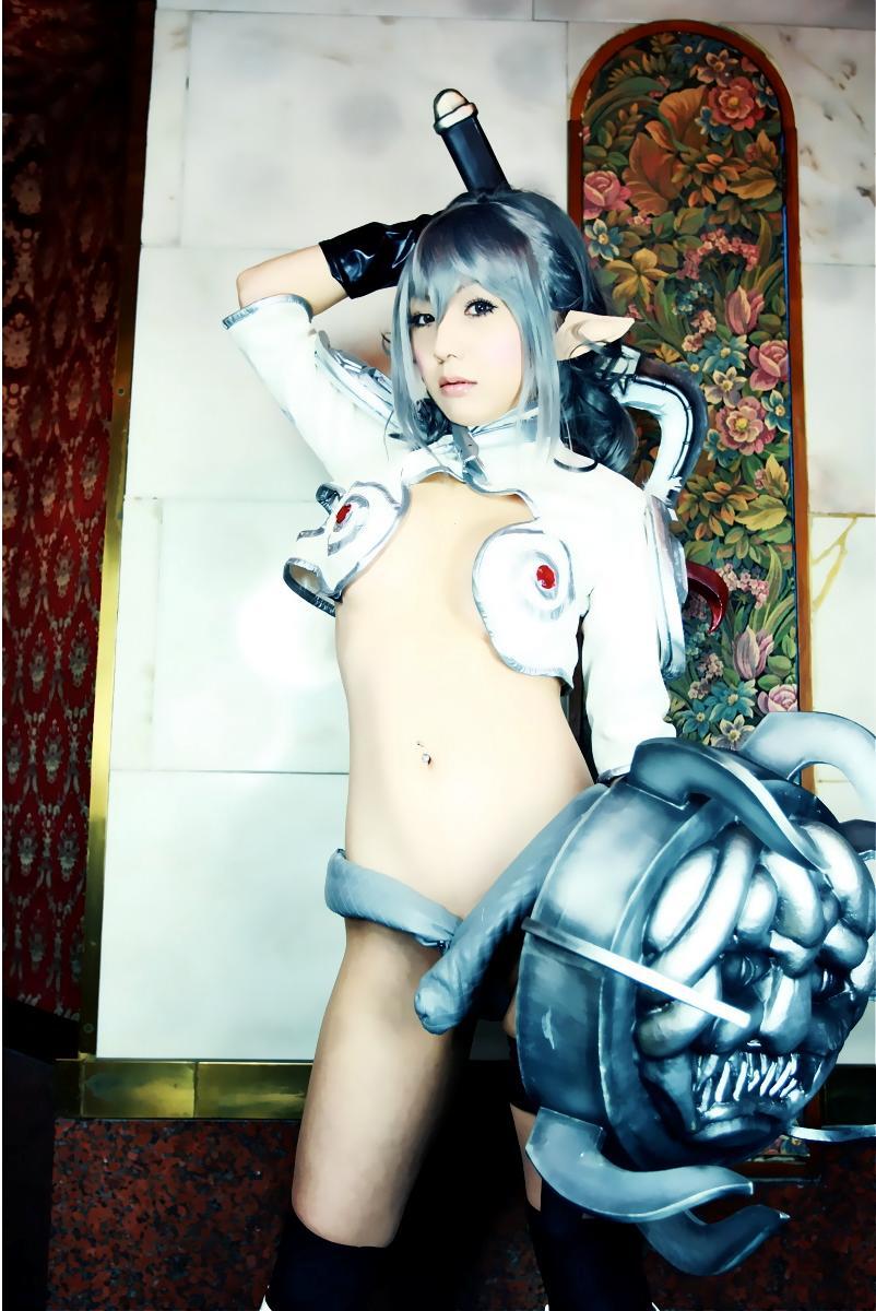[Cosplay]  Queens Blade  Echidna & Alleyne Vs Tentacles SP2